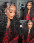 Deep Wave 13x4 Invisible Lace Full Frontal Wig | Natural Pre-plucked Hairline