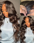 Body Wave 13x4 Invisible Lace Full Frontal Wig | Natural Pre-plucked Hairline